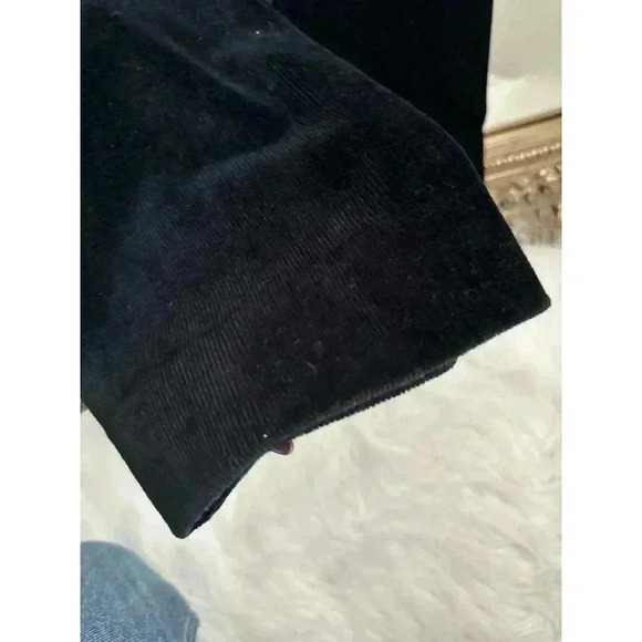 T BY ALEXANDER WANG Black stretch chenille corduroy pants - Medium - EUC - Picture 5 of 7